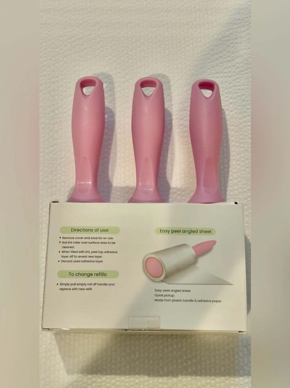 Colorful Pink Cats - Lint Roller x3 Pack - Picture 5 of 6